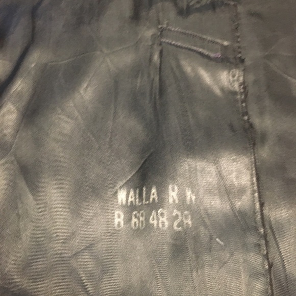 Vintage 1970's Vietnam NAM Era Navy Peacoat Overcoat Trench Jacket Men's Size 36